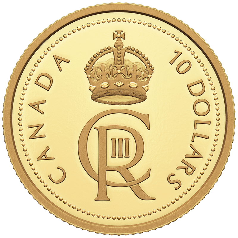 Image for 2023 $10 Pure Gold - His Majesty King Charles III's Royal Cypher from TD Precious Metals